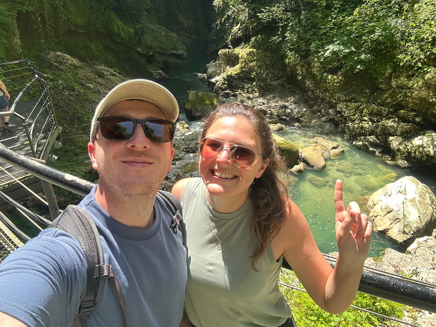 Sarah and Callum enjoying seeing the best things to do around Kutaisi