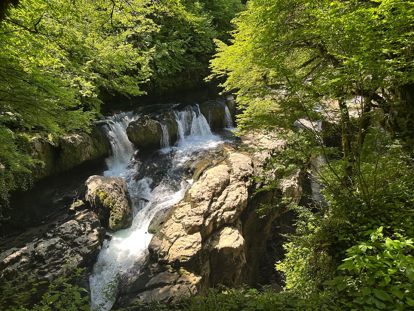 Watefalls located near Kutaisi