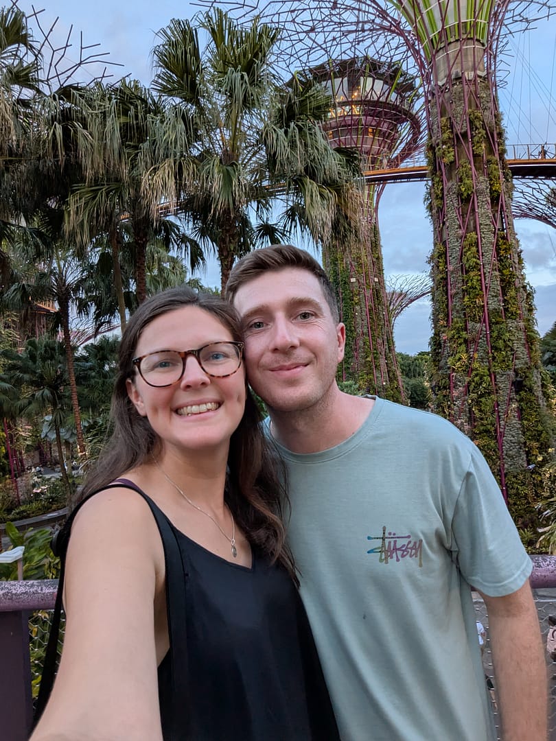Two Brits On The Go visit Gardens By the Bay in Singapore