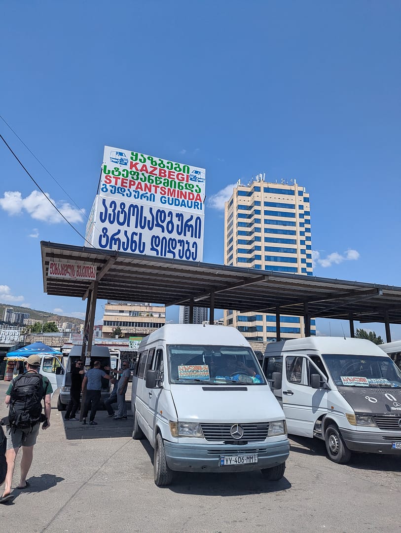 Didube bus station in Tbilisi