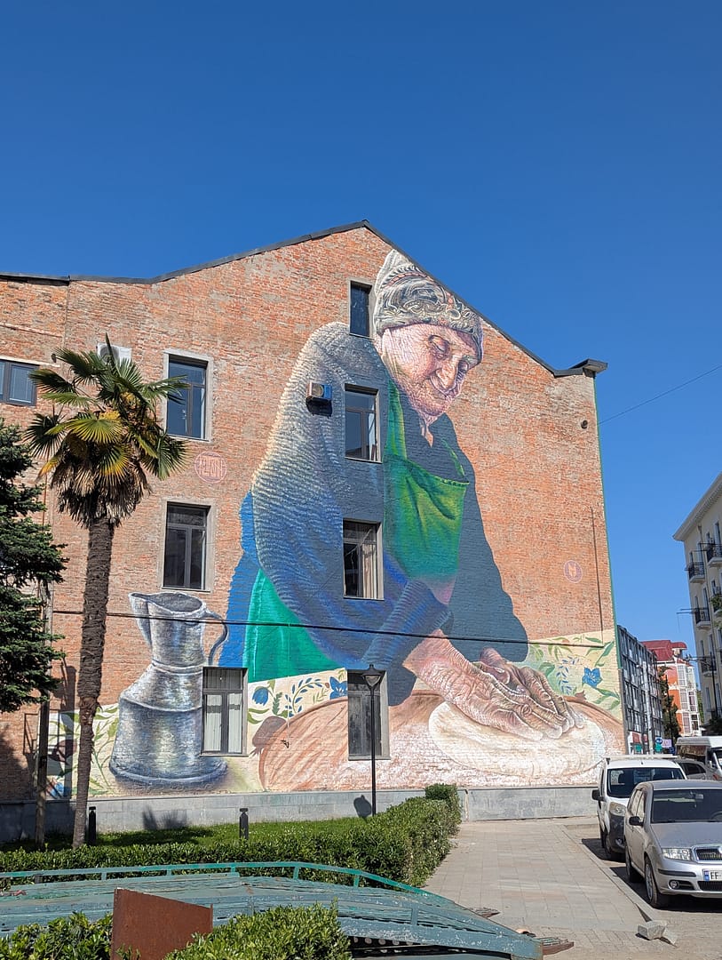 Street art in Kutaisi, Georgia