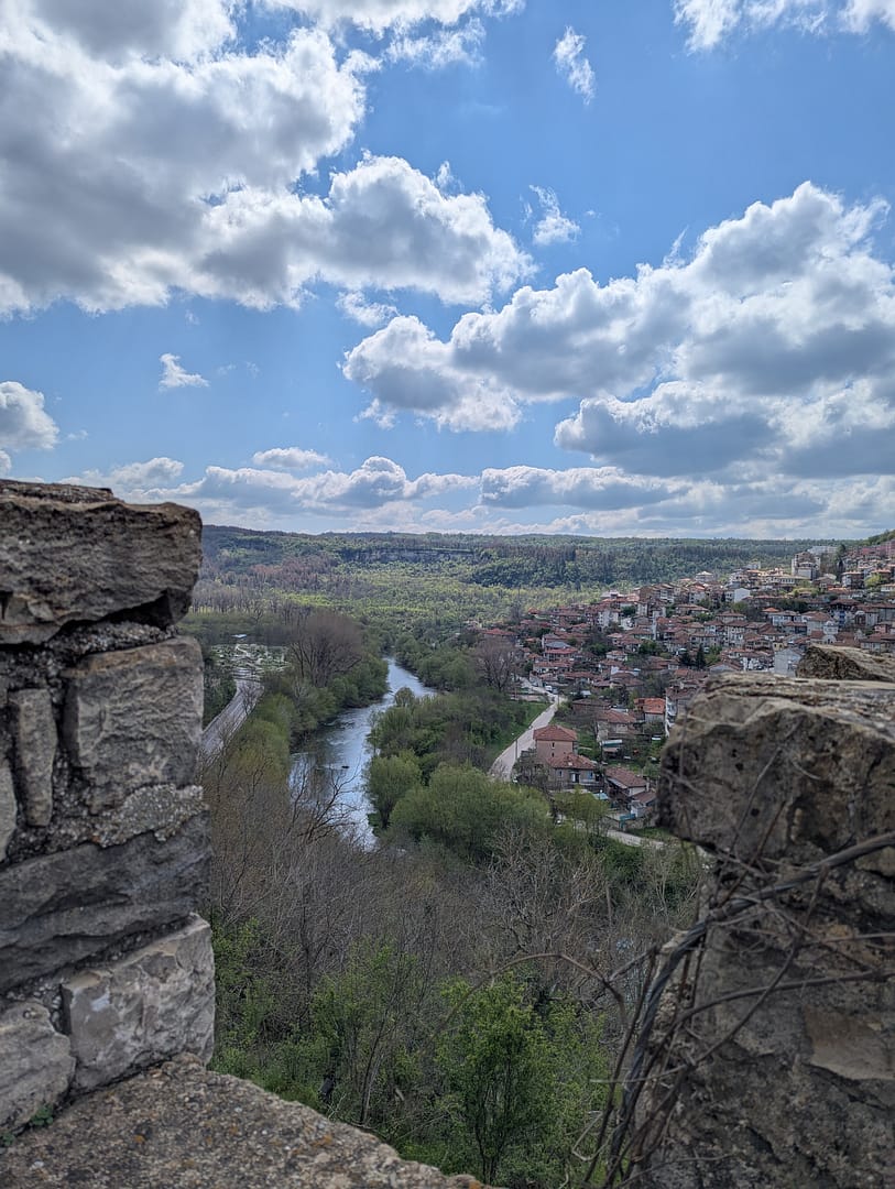 Historic Tsaravets Fortress in Veliko Tarnovo