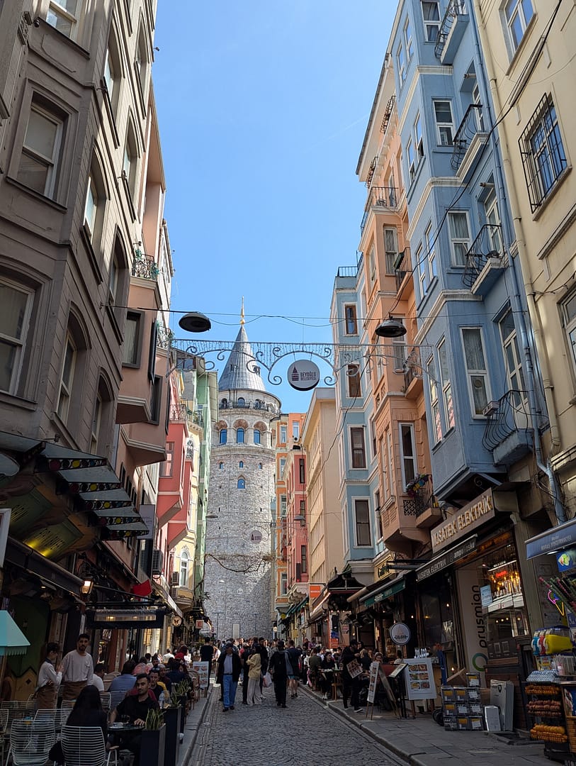 Galata Tower standing tall in Istanbul, a must-visit landmark and popular thing to do in the city.