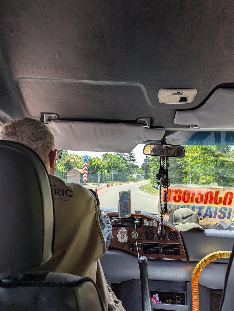 Marshrutka (local transport in Georgia)