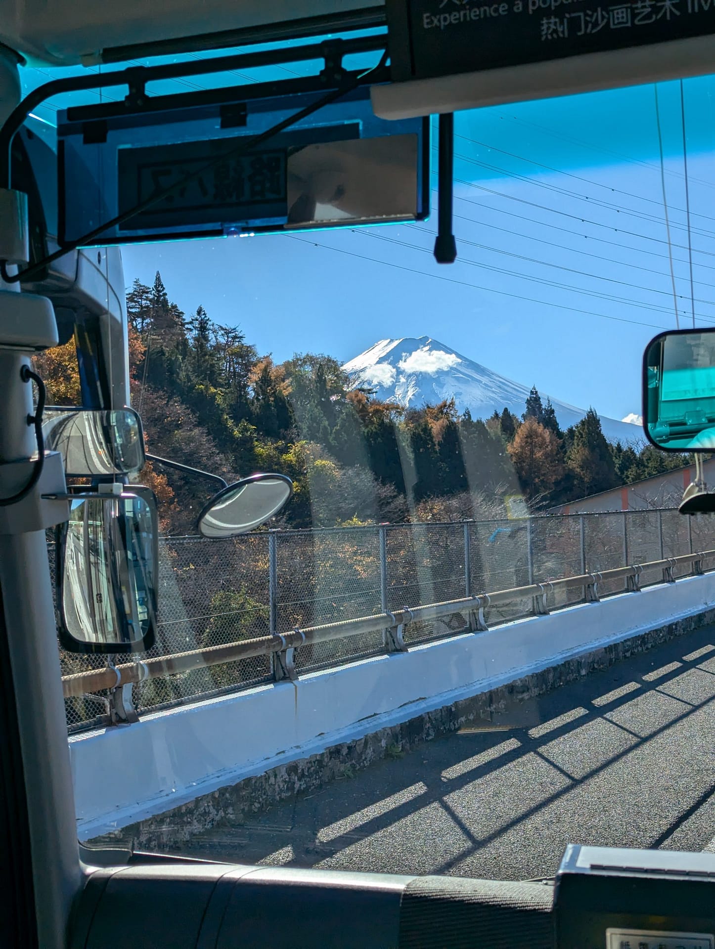 Views from our bus journey to Mt Fuji from Tokyo