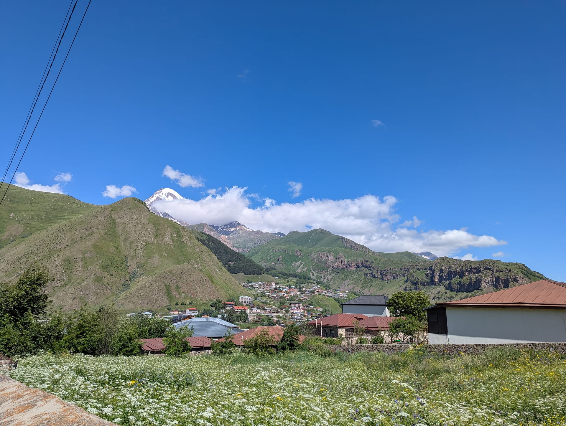 Stepantsminda town